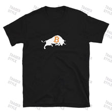 Load image into Gallery viewer, Bitcoin Bull tee fabric detail