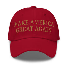 Load image into Gallery viewer, Make America Great Again Subtle Gold Elon Musk Slogan Adjustable Baseball Cap