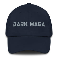 Load image into Gallery viewer, Dark MAGA Elon Musk Slogan Adjustable Baseball Cap