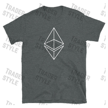 Load image into Gallery viewer, Ethereum outline logo design detail
