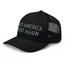 Load image into Gallery viewer, Make America Great Again Elon Musk MAGA  Slogan Trucker Cap