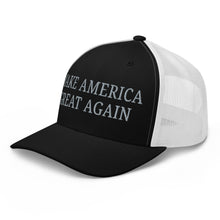 Load image into Gallery viewer, Make America Great Again Elon Musk MAGA  Slogan Trucker Cap