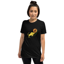 Load image into Gallery viewer, Bitcoin Bull Trend black tee fit