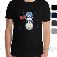 Load image into Gallery viewer, Adacoin to the Moon Unicorn Astronaut T-Shirt