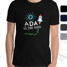 Load image into Gallery viewer, Cardano ADA to the Moon T-shirt
