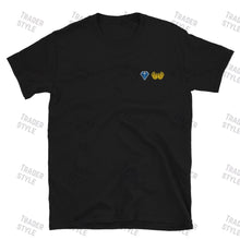 Load image into Gallery viewer, Diamond Hands Emoji Embroidery T-shirt