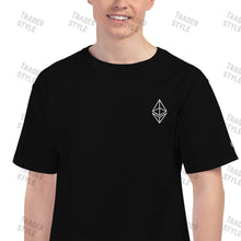 Load image into Gallery viewer, Ethereum Embroidery Champion T-shirt