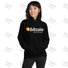 Load image into Gallery viewer, Bitcoin Accepted Here Pullover Hoodie