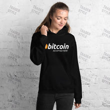 Load image into Gallery viewer, Bitcoin Accepted Here Pullover Hoodie