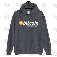 Load image into Gallery viewer, Bitcoin Accepted Here Pullover Hoodie