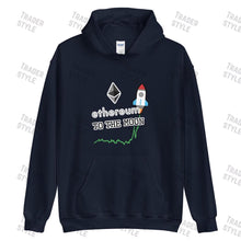 Load image into Gallery viewer, Ethereum to the Moon Pullover Hoodie