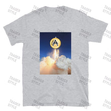 Load image into Gallery viewer, Adacoin to the Moon Rocket T-Shirt