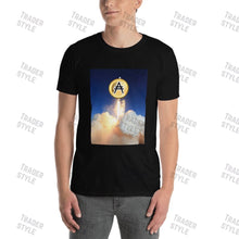 Load image into Gallery viewer, Adacoin to the Moon Rocket T-Shirt