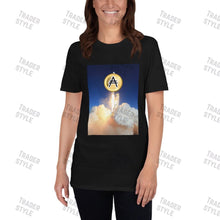 Load image into Gallery viewer, Adacoin to the Moon Rocket T-Shirt