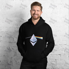 Load image into Gallery viewer, Ethereum Rainbow Prism Pullover Hoodie