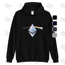 Load image into Gallery viewer, Ethereum Rainbow Prism Pullover Hoodie
