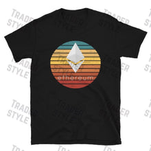 Load image into Gallery viewer, Ethereum Sunset Retro T-shirt