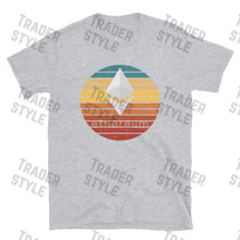 Load image into Gallery viewer, Ethereum Sunset Retro T-shirt