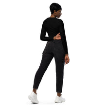 Load image into Gallery viewer, Trader Heartbeat Recycled Long-Sleeve Crop Top