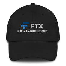 Load image into Gallery viewer, FTX Risk Management Dept 2022 Adjustable Baseball Cap