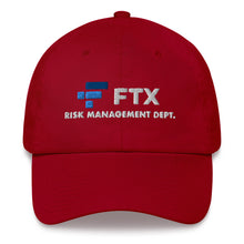 Load image into Gallery viewer, FTX Risk Management Dept 2022 Adjustable Baseball Cap
