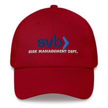 Load image into Gallery viewer, SVB Risk Management Dept Adjustable Baseball Cap