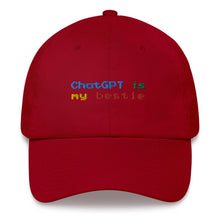 Load image into Gallery viewer, ChatGPT is my Bestie Adjustable Baseball Cap