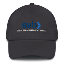 Load image into Gallery viewer, SVB Risk Management Dept Adjustable Baseball Cap