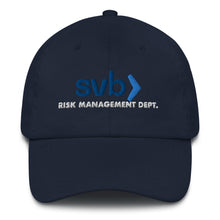 Load image into Gallery viewer, SVB Risk Management Dept Adjustable Baseball Cap