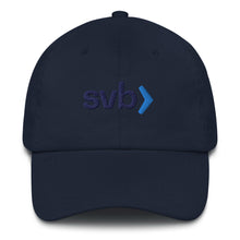 Load image into Gallery viewer, SVB Logo Silicon Bank Adjustable Baseball Cap
