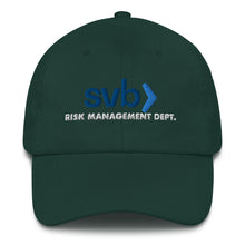 Load image into Gallery viewer, SVB Risk Management Dept Adjustable Baseball Cap