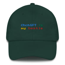 Load image into Gallery viewer, ChatGPT is my Bestie Adjustable Baseball Cap