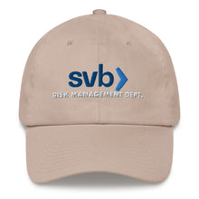 Load image into Gallery viewer, SVB Risk Management Dept Adjustable Baseball Cap
