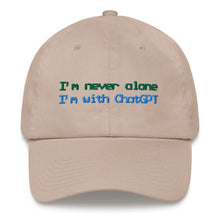 Load image into Gallery viewer, I'm with ChatGPT Adjustable Baseball Cap