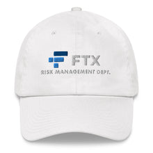 Load image into Gallery viewer, FTX Risk Management Dept 2022 Adjustable Baseball Cap