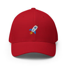 Load image into Gallery viewer, Rocket Emoji to the Moon Baseball Cap