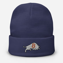 Load image into Gallery viewer, Bitcoin Bull Beanie