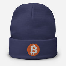Load image into Gallery viewer, Bitcoin Logo Beanie