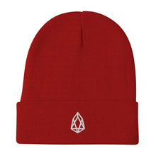 Load image into Gallery viewer, EOS Classic Logo Embroidered Beanie White