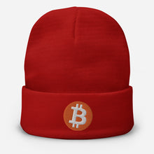 Load image into Gallery viewer, Bitcoin Logo Beanie