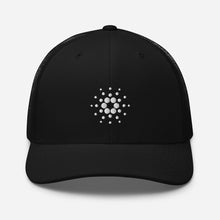 Load image into Gallery viewer, Cardano ADA White Logo Trucker Cap