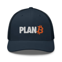 Load image into Gallery viewer, Bitcoin Plan B Trucker Cap