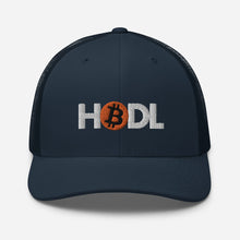 Load image into Gallery viewer, Bitcoin HODL Trucker Cap