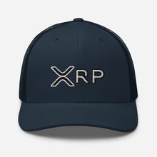Load image into Gallery viewer, XRP Trucker Cap Black & White
