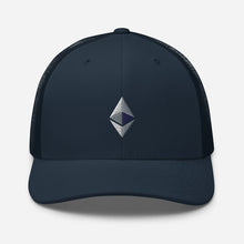 Load image into Gallery viewer, Ethereum Logo Trucker Cap