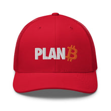 Load image into Gallery viewer, Bitcoin Plan B Trucker Cap