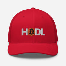 Load image into Gallery viewer, Bitcoin HODL Trucker Cap