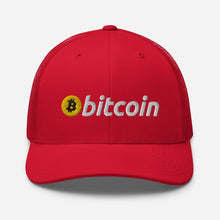 Load image into Gallery viewer, Bitcoin Bull Trucker Cap