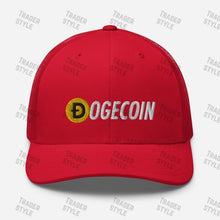 Load image into Gallery viewer, Dogecoin Logo Trucker Cap
