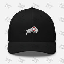 Load image into Gallery viewer, Dogecoin Bull Trucker Cap
